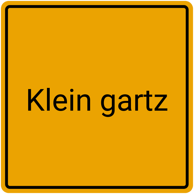 Meldebestätigung Klein Gartz